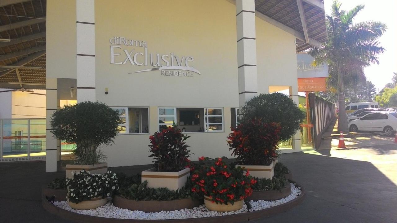 Diroma Exclusive - Piscinas Termais 24 Horas, Sauna, Copa Da Mamae, Limpeza Diaria, Estacionamento Gratis! Caldas Novas Exterior foto