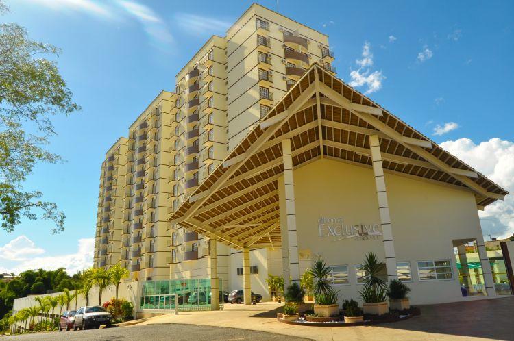 Diroma Exclusive - Piscinas Termais 24 Horas, Sauna, Copa Da Mamae, Limpeza Diaria, Estacionamento Gratis! Caldas Novas Exterior foto