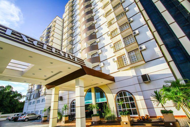 Diroma Exclusive - Piscinas Termais 24 Horas, Sauna, Copa Da Mamae, Limpeza Diaria, Estacionamento Gratis! Caldas Novas Exterior foto